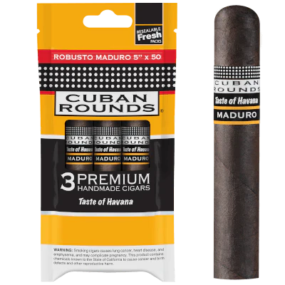 Cuban Rounds Robusto Maduro - Image 4
