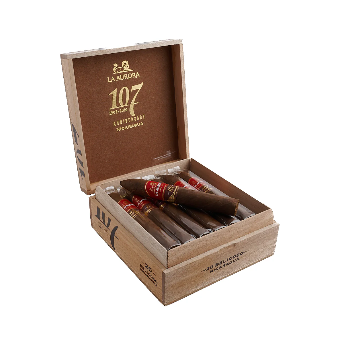 La Aurora 107 Nicaragua Belicoso - Image 2