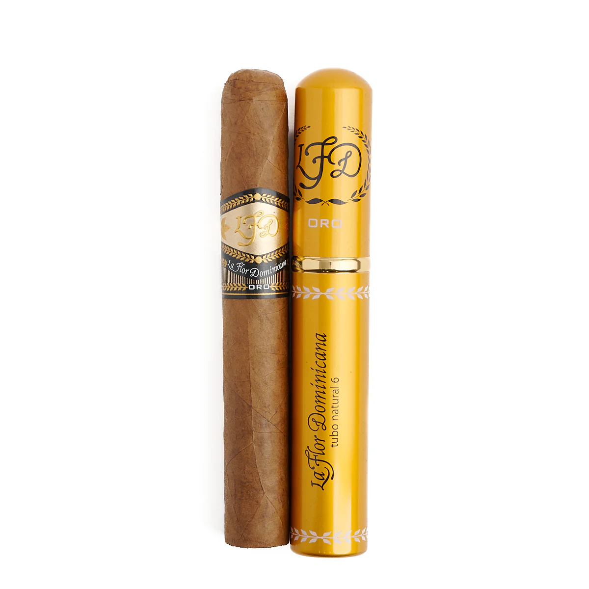 La Flor Dominicana Oro No. 6 Natural Tubo Toro - Image 2