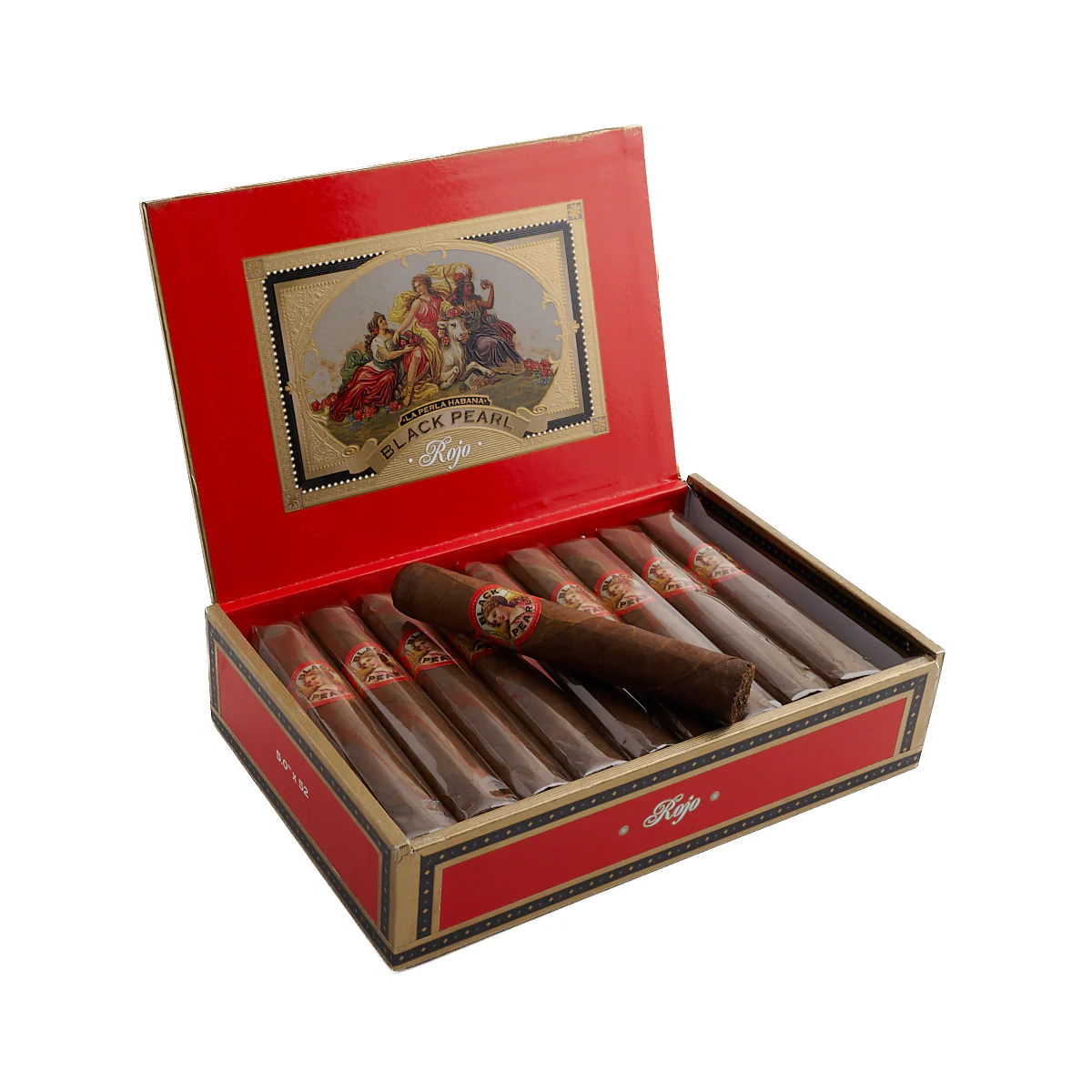 La Perla Habana Black Pearl Rojo Robusto - Image 2
