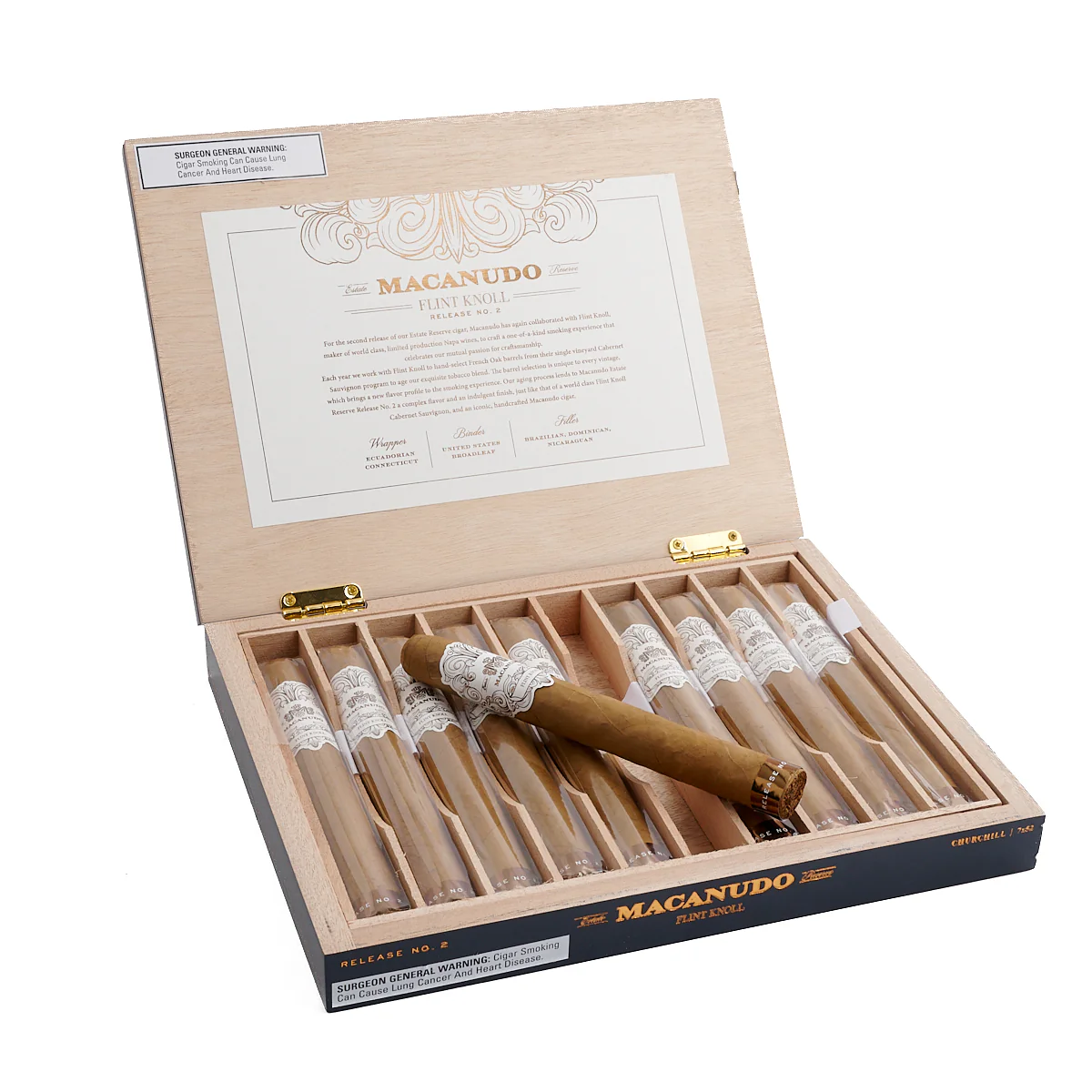 Macanudo Estate Reserve Flint Knoll Churchill - Image 3