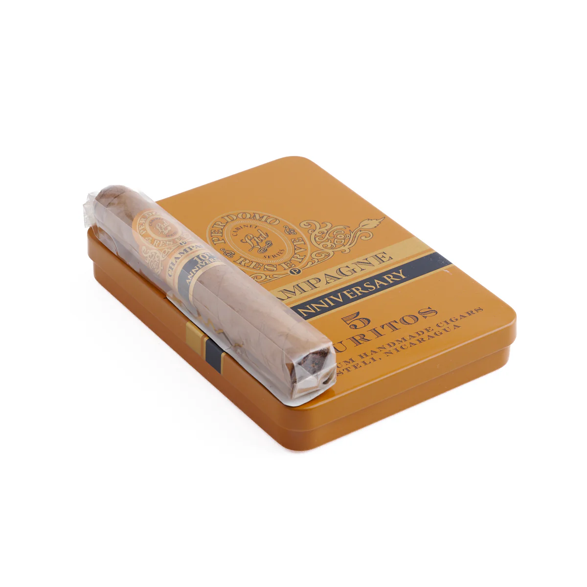 Perdomo 10th Anniversary Champagne Connecticut Purito - Image 5