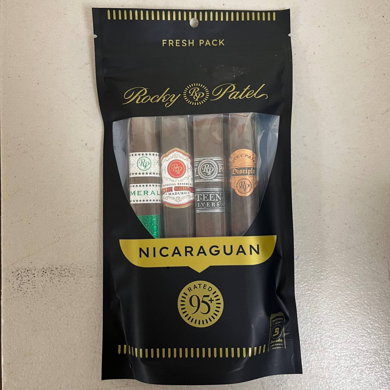 Rocky Patel Nicaraguan Rated 95 4-Cigar Fresh Pack Sampler